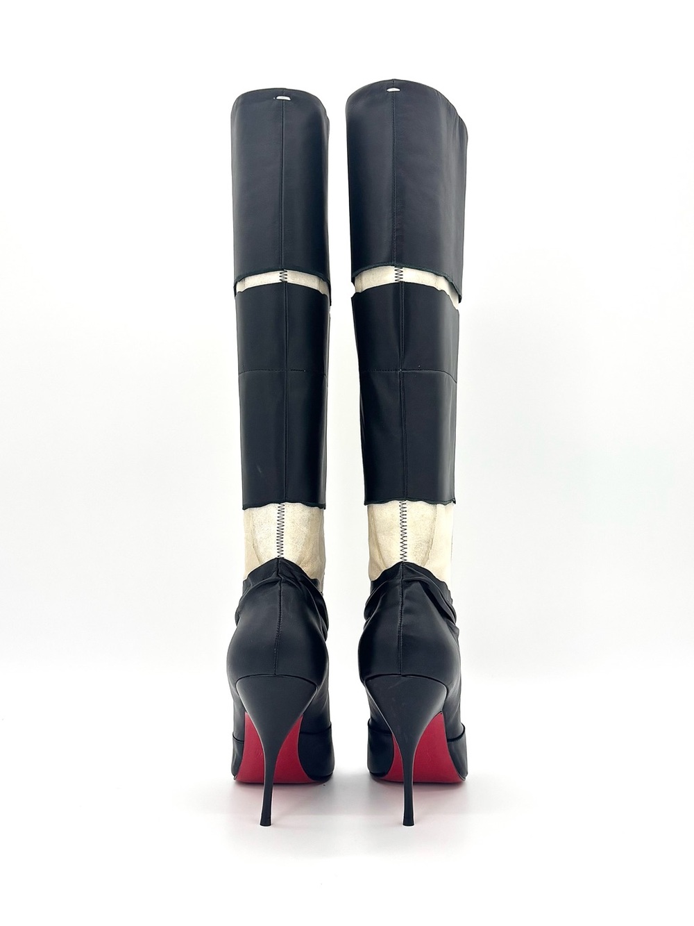 Christian Louboutin x Maison Margiela Xrismarteen 100 Knee High Boots 37 - Picture 4 of 9